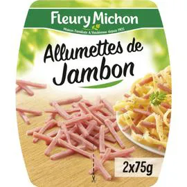 FLEURY MICHON Allumettes de jambon cuit 2x75g