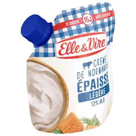 ELLE & VIRE Crème fraiche épaisse légère 33cl