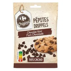 CARREFOUR ORIGINAL Pépites chocolat noir 50% cacao 100g