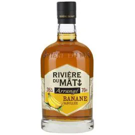 RIVIÈRE DU MÂT Rhum Arrangé Banane Vanillée 70cl