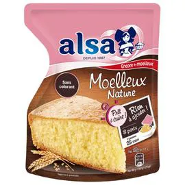 ALSA Préparation gâteau moelleux nature 500g