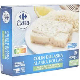 CARREFOUR EXTRA Colin d'Alaska sauce oseille 400g