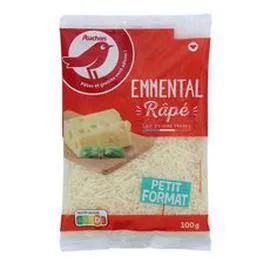 AUCHAN Emmental râpé français 100g