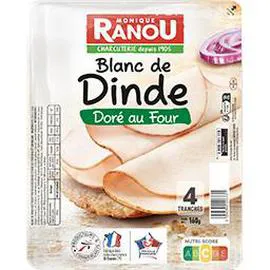 MONIQUE RANOU Blanc de dinde doré au four 160g
