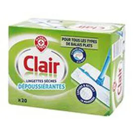 MARQUE REPÈRE, CLAIR Chiffons secs Dépouissiérants x20 x20