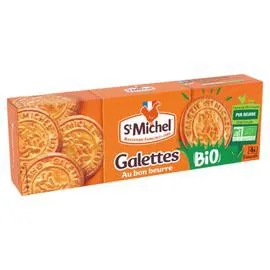 ST MICHEL Biscuits galettes au bon beurre Bio 130g