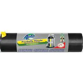 APTA Sacs poubelle liens coulissants poubelle haute 50 l x15