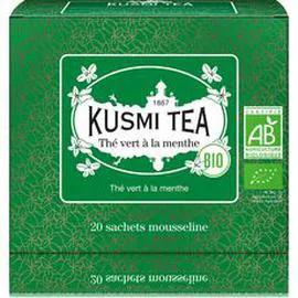 KUSMI TEA Thé vert à la menthe bio 40g
