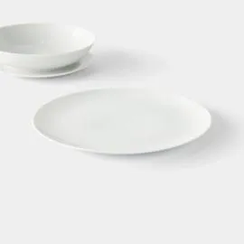 MONOPRIX MAISON Assiette Plate Blanche 27Cm l'unité