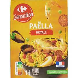 CARREFOUR SENSATION Plat cuisiné paëlla royale 400g