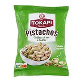 MARQUE REPÈRE, TOKAPI Pistaches grillées à sec 300g