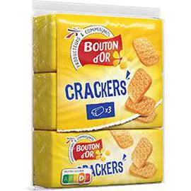 BOUTON D'OR Crackers 3x100g