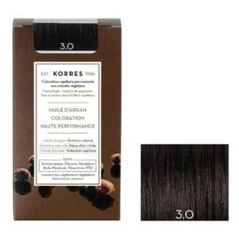 KORRES Coloration huile d'argan Dark Brown 3.0 l'unité