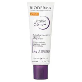 BIODERMA Crème+ soin ultra réparateur apaisant SPF50+ cicabio 40ml