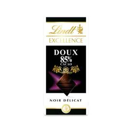 LINDT, EXCELLENCE Chocolat noir 85% Doux 100g