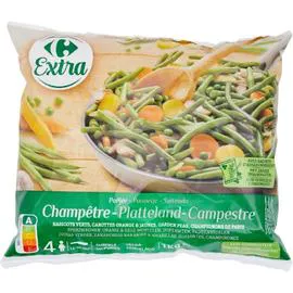 CARREFOUR EXTRA Légumes cuisinés poêlée champêtre 1kg