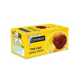 COTTERLEY Thé noir saveur citron 40g