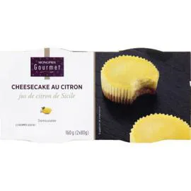 MONOPRIX GOURMET Cheesecake au citron 160g