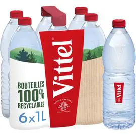 VITTEL Eau minérale naturelle 6x1l
