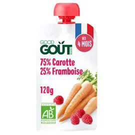 GOOD GOUT KIDZ Good Gout Kidz Carotte framboise 120g
