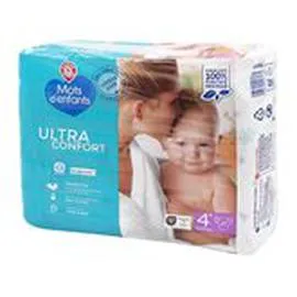 MARQUE REPÈRE, MOTS D'ENFANTS Couches bébé Ultra confort T4+ 9/20kg - x41 x41