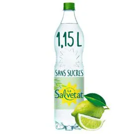 SALVETAT Eau gazeuse aromatisée citron 1,15l