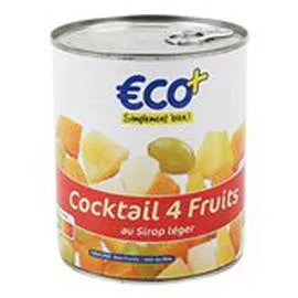 ECO+ Fruits au sirop 500g