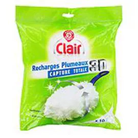 MARQUE REPÈRE, CLAIR Recharges plumeaux Jetables x10 x10