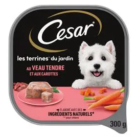CÉSAR Barquette veau 300g