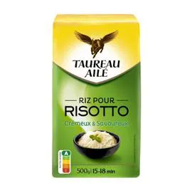 TAUREAU AILÉ Riz pour Risotto 15-18min 500g