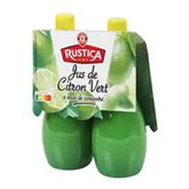 MARQUE REPÈRE, RUSTICA Jus de citron vert 2x12,5cl