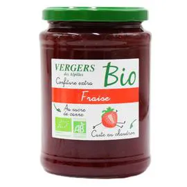 VERGERS DES ALPILLES Confiture fraise Bio 750g