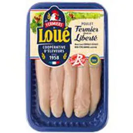 FERMIERS DE LOUÉ Aiguilettes de poulet Loué 180g