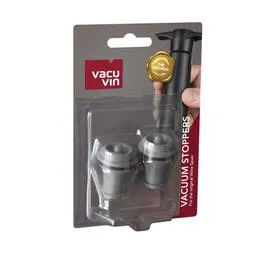 VACUVIN Bouchons Gris pour Pompe à Vin x2 x2