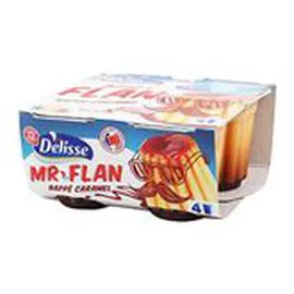 MARQUE REPÈRE, DÉLISSE Flan Vanille Caramel 4x100g