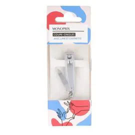 MONOPRIX ACCESSOIRES Coupe-Ongles Lime & Chainette l'unité