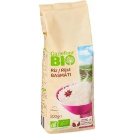 CARREFOUR BIO Riz basmati 12mn Bio 500g