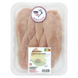 PLUKON Filets de poulet tranché 600g