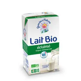 GRANDEUR NATURE Lait Écrémé  Bio 1l