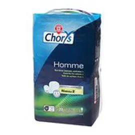 MARQUE REPÈRE, CHORYS Protection incontinence Homme - Important - x20 x20