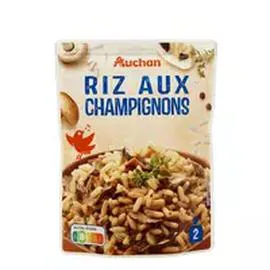 AUCHAN Riz au champignons 250g