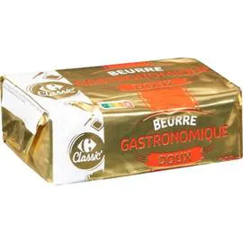 CARREFOUR CLASSIC' Beurre gastronomique doux 250g
