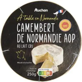 AUCHAN MMM! Camembert de Normandie AOP 250g