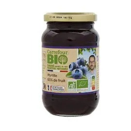 CARREFOUR BIO Confiture bio myrtille 310g