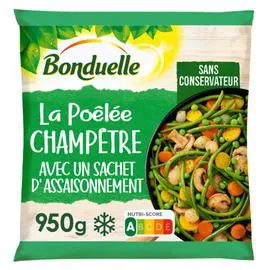 BONDUELLE Poêlée champêtre aux haricots, pois et champignons 950g