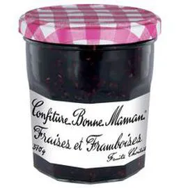 BONNE MAMAN Confiture de fraises et framboises 370g