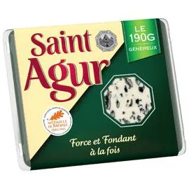SAINT AGUR Fromage à pâte persillée 190g