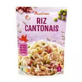 AUCHAN Riz cantonais sachet express 250g