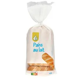 AUCHAN, POUCE Pains au lait 350g