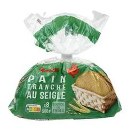 AUCHAN MMM! Pain de table au seigle 500g